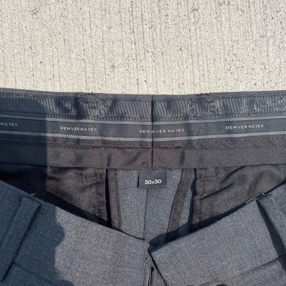 Denver Hayes Gray Dress Pants. Size Men’s 30 waist, 30 length. - Picture 2 of 2